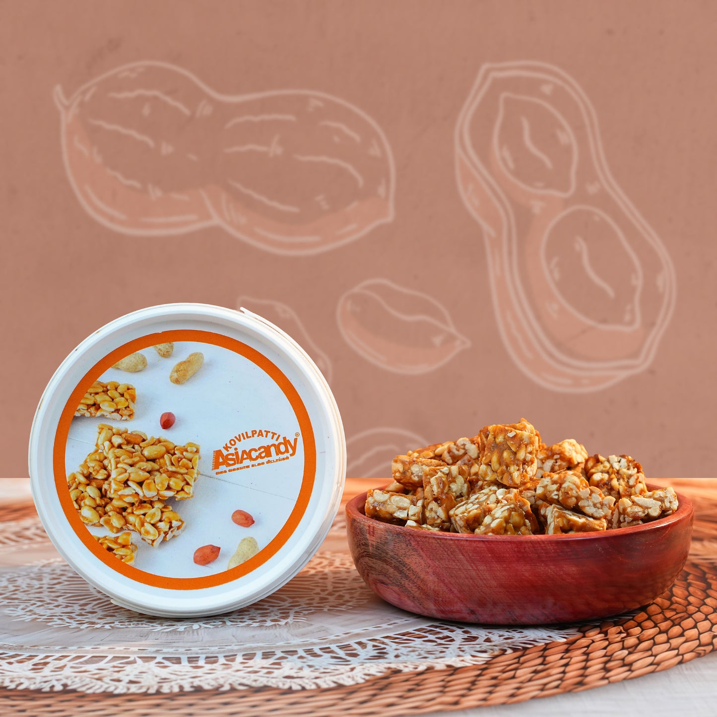 1/2kg Bucket Kadalai Mittai