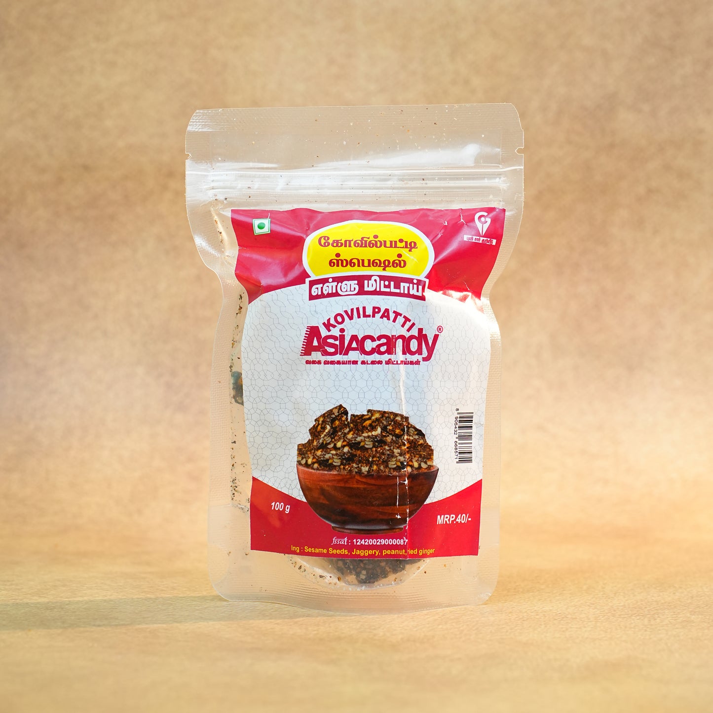 100gm Ellu Mittai Standing Pouch