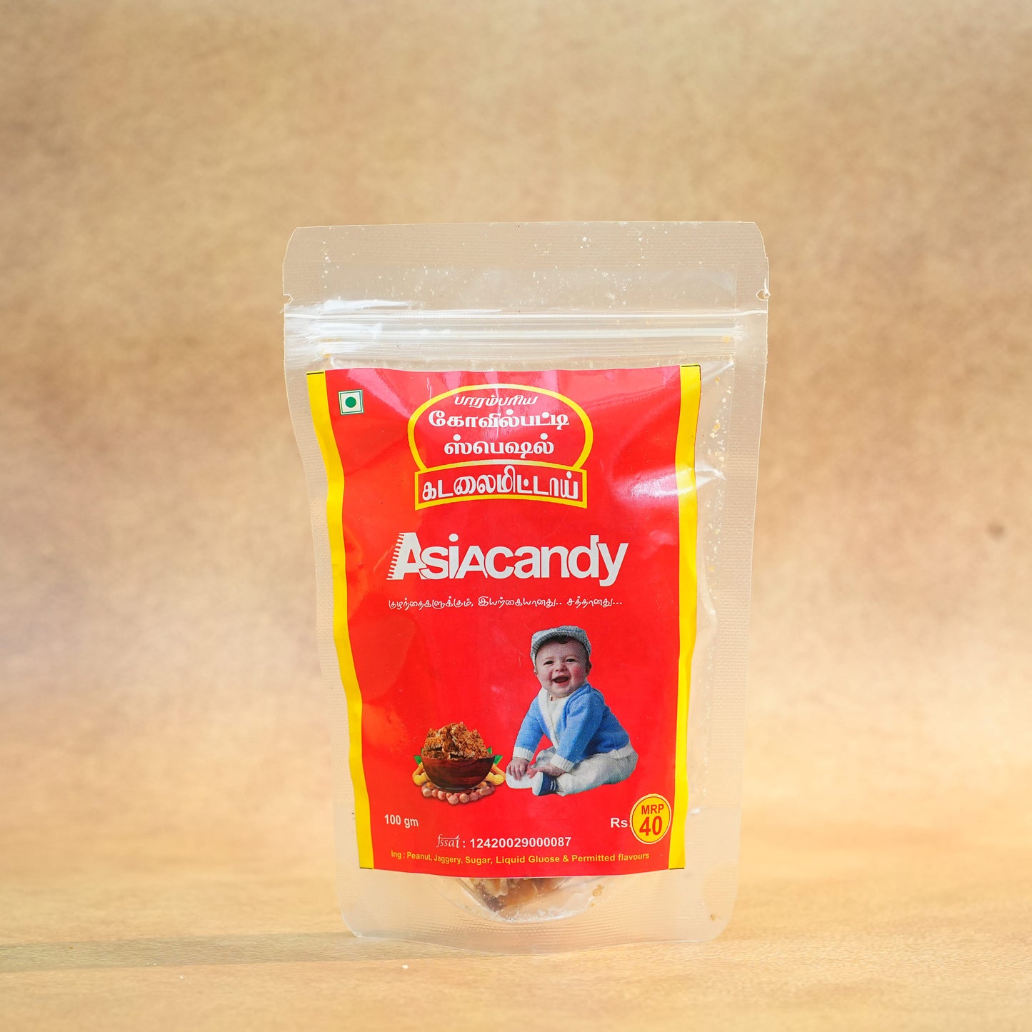 100GM (Kadalai) Standing Pouch