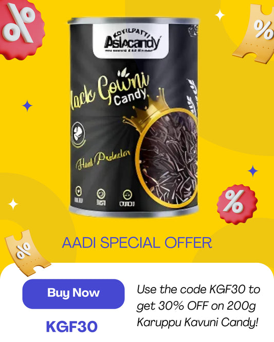200 gm Karuppu Kavuni Candy
