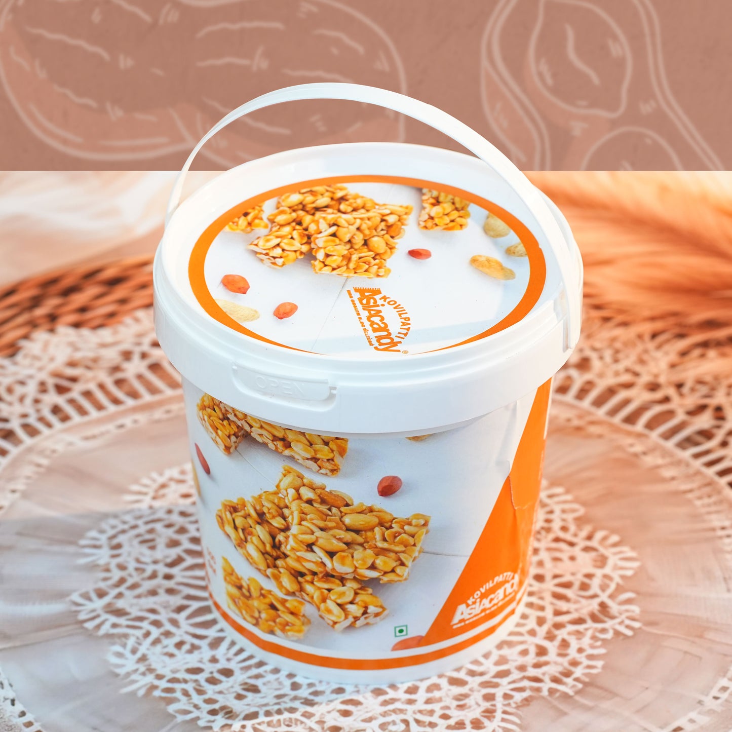 1/2kg Bucket Kadalai Mittai