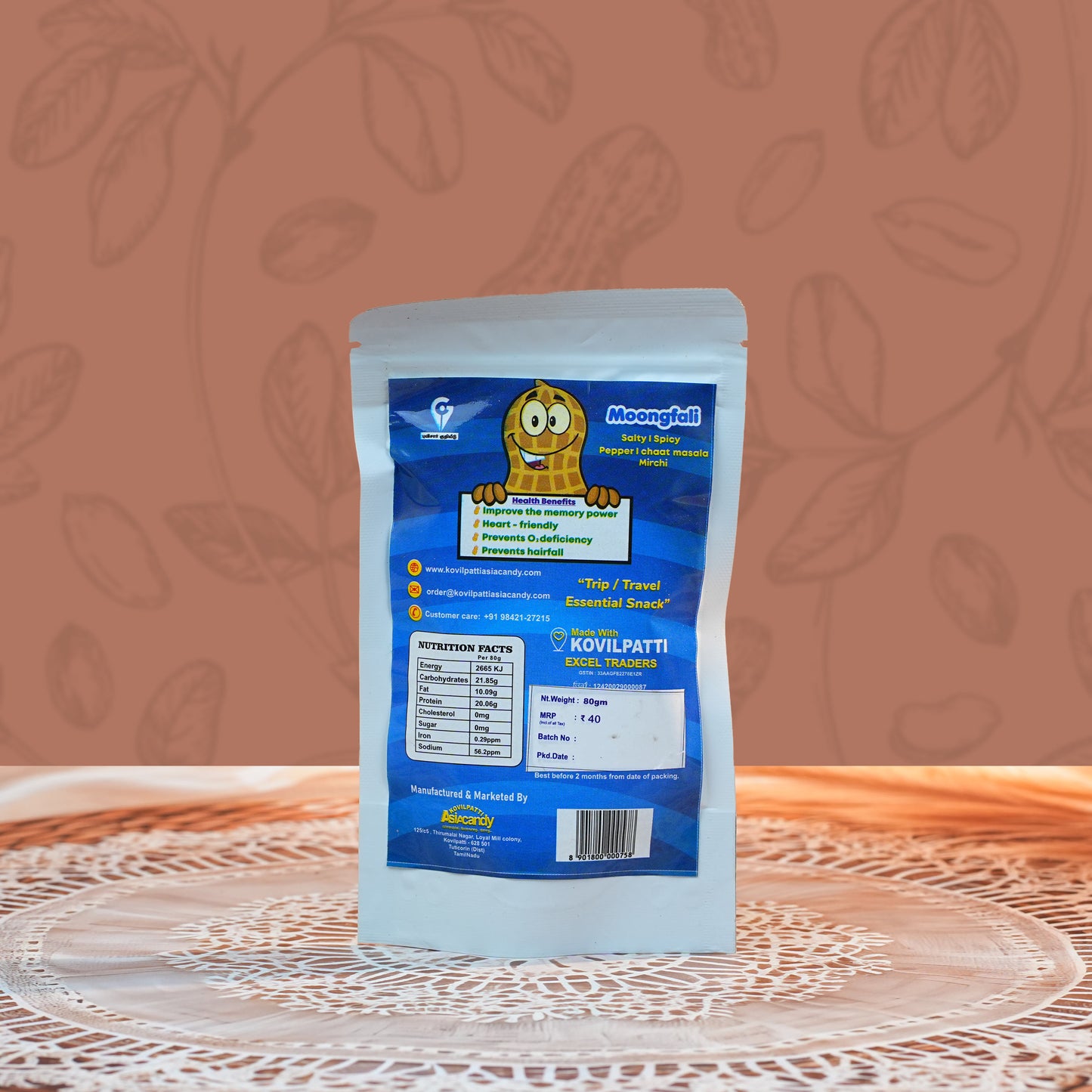 80 gm moongfali spicy peanut