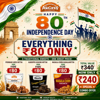 Everything ₹80 – Independence Day Special Combo | AsiaCandy